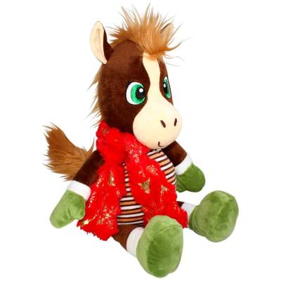 Сладкий подарок на Новый Год в мягкой игрушке весом 850 грамм